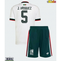 Mexico Johan Vasquez #5 Replica Away Minikit World Cup 2026 Short Sleeve (+ pants)